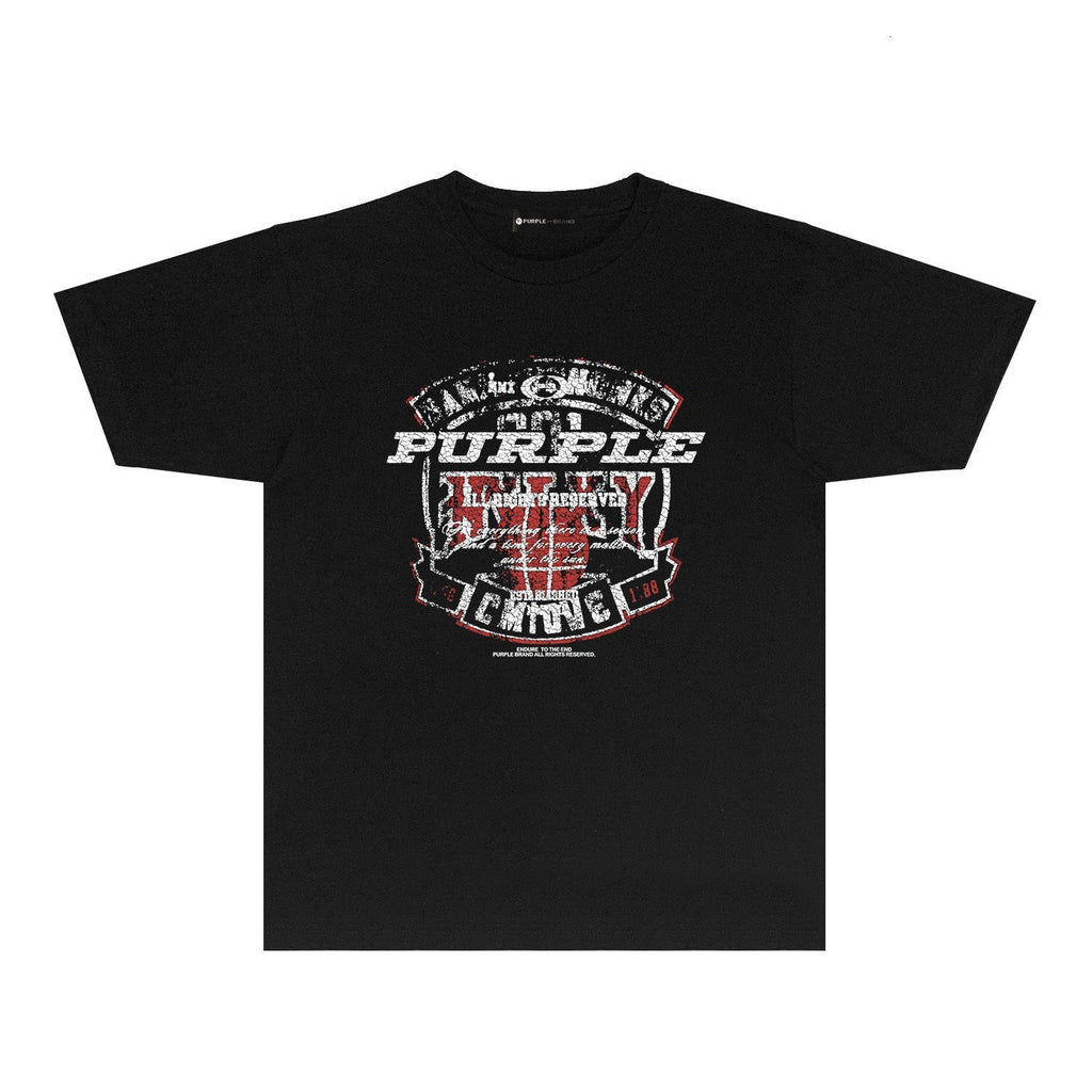 Street style Purple Brand T-shirt