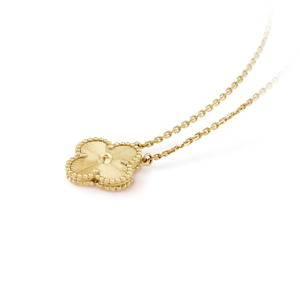 Van Cleef & Arpels Vintage Alhambra Pendant Clover Necklace
