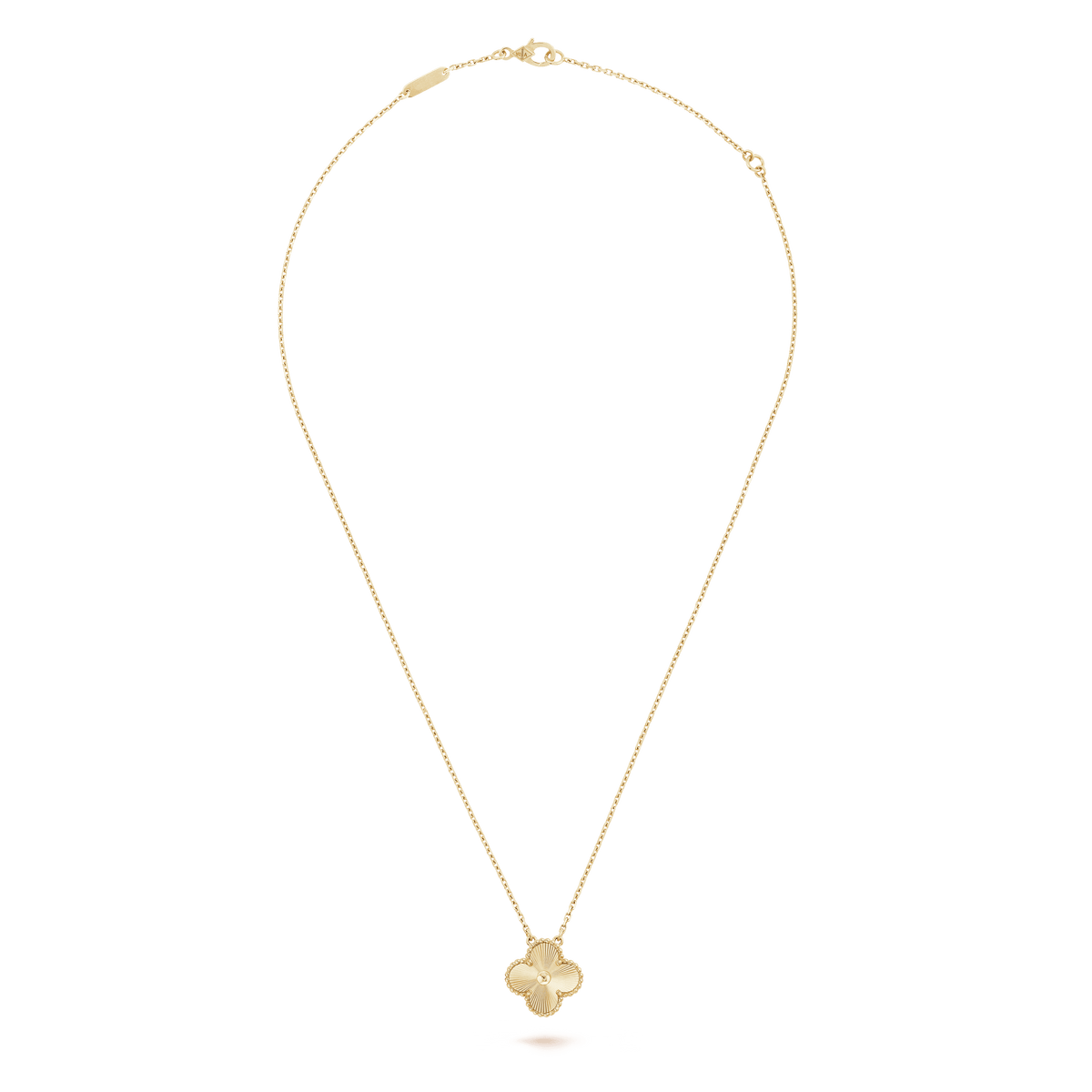 Van Cleef & Arpels Vintage Alhambra Pendant Clover Necklace